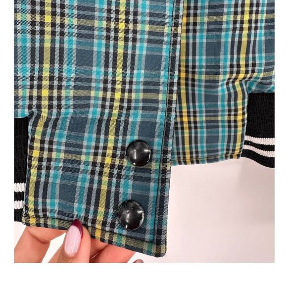 No. 21 Plaid Bomber Jacket - Picture 6 of 11